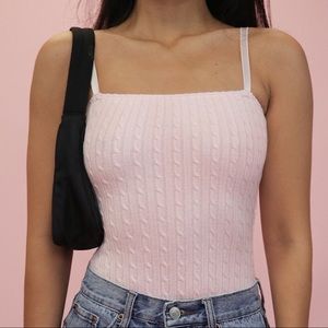 Crybaby Cable Knit bodysuit